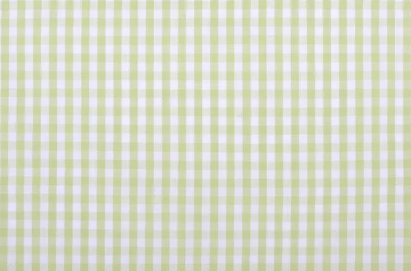 Green checkered fabric — Stock Photo, Image