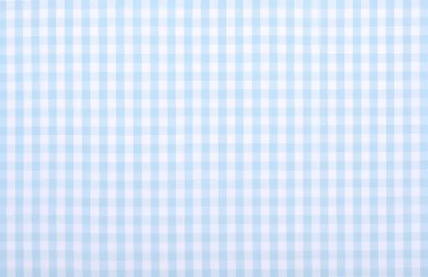 Blue checkered fabric — Stock Photo, Image