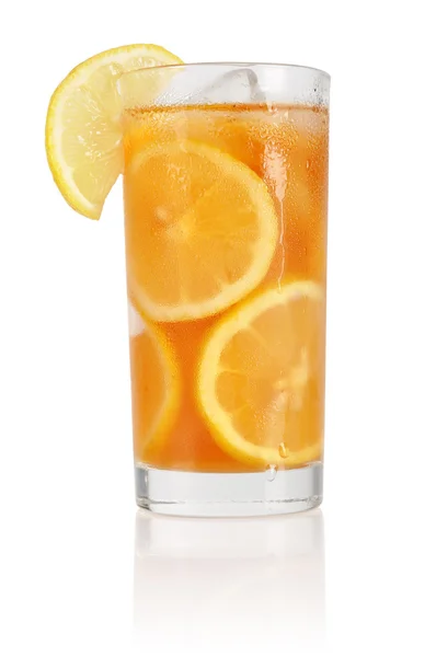 Glass of ice tea Royalty Free Stock Images