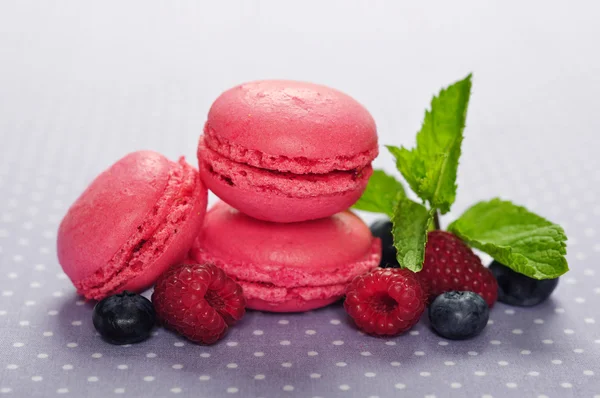 Pink macaroons — Stock Photo, Image