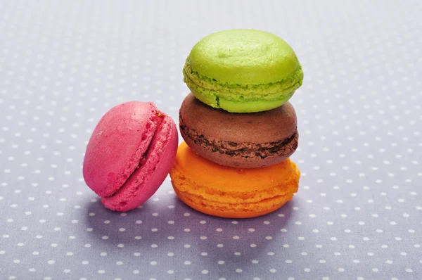 Färgglada macaroons — Stockfoto