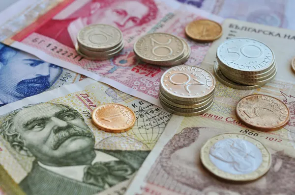 Bulharské peníze — Stock fotografie