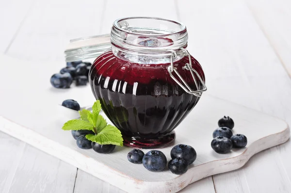 Blueberry jam — Stock Photo, Image