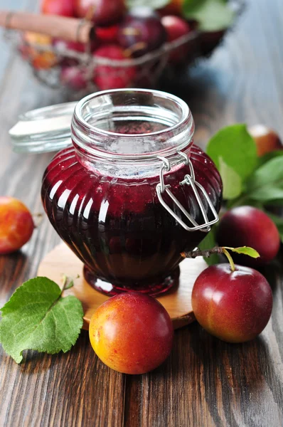 Zwetschgenmarmelade — Stockfoto