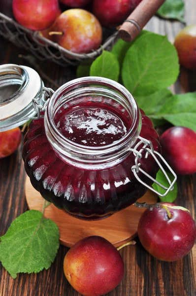 Zwetschgenmarmelade — Stockfoto