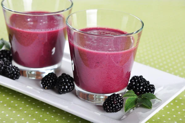 Jeżyna smoothie — Zdjęcie stockowe