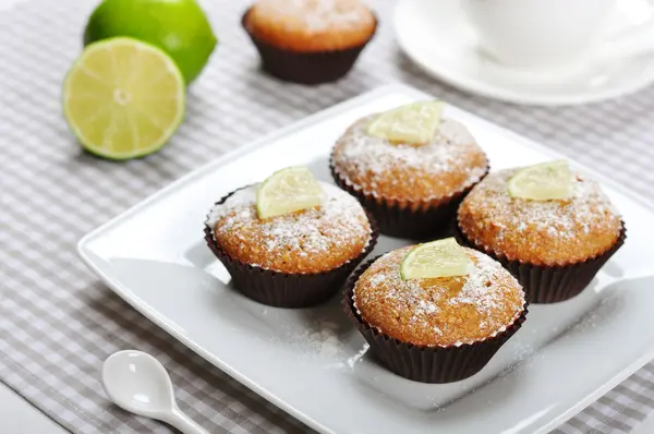 Kost muffins med kli — Stockfoto