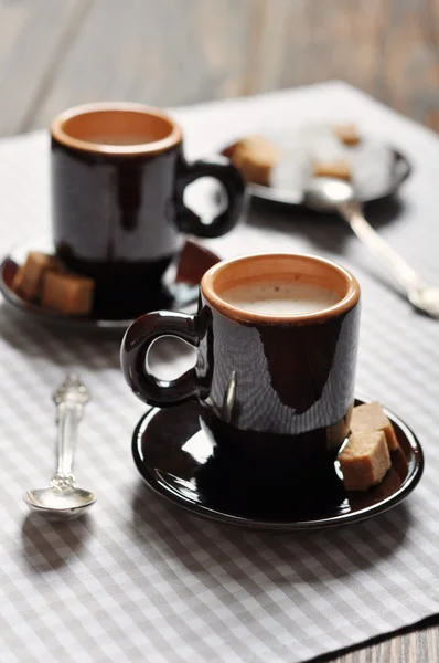 Dos tazas de Espresso — Foto de Stock
