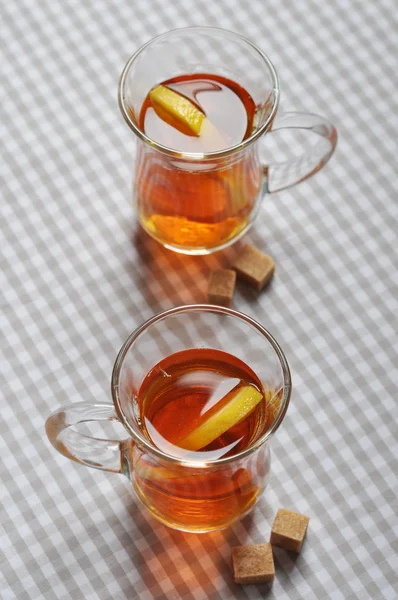 Tea with lemon — Stock Photo, Image