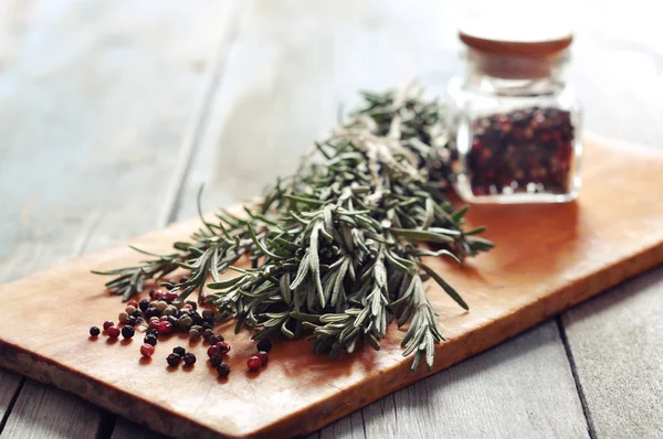 Rosemary and pepper — Stock Photo, Image