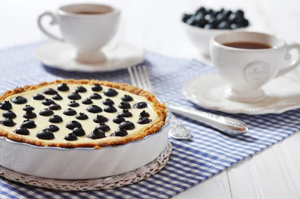 Torta de mirtilo — Fotografia de Stock