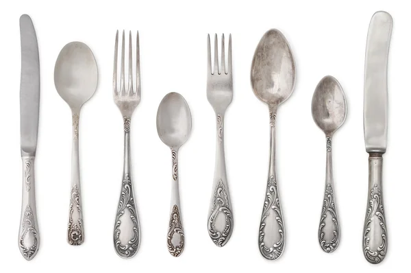 Vintage old cutlery — Stock Image Vintage old cutlery Royalty Free Stock Images