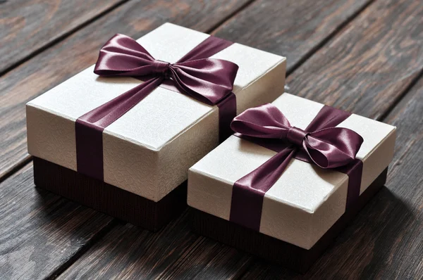 Elegantes cajas de regalo —  Fotos de Stock