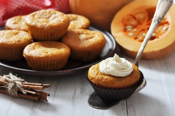 Pumpkin Muffins — Stock Photo, Image