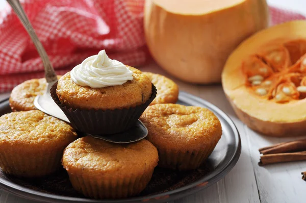 Pumpkin Muffins — Stock Photo, Image