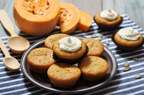 Kürbismuffins — Stockfoto