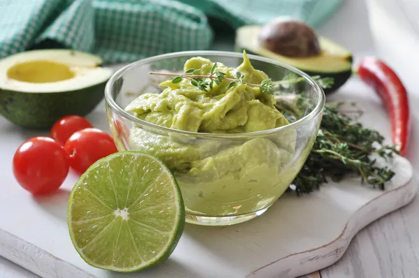 Guacamole de salsa — Foto de Stock