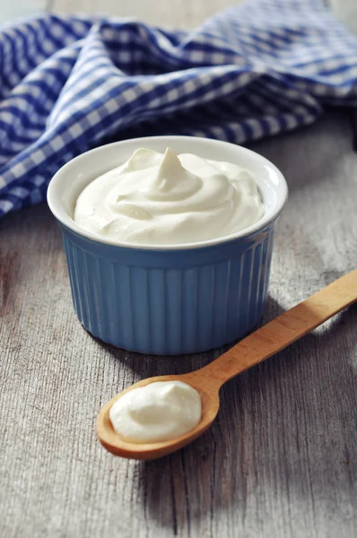 Грецький йогурт — стокове фото
