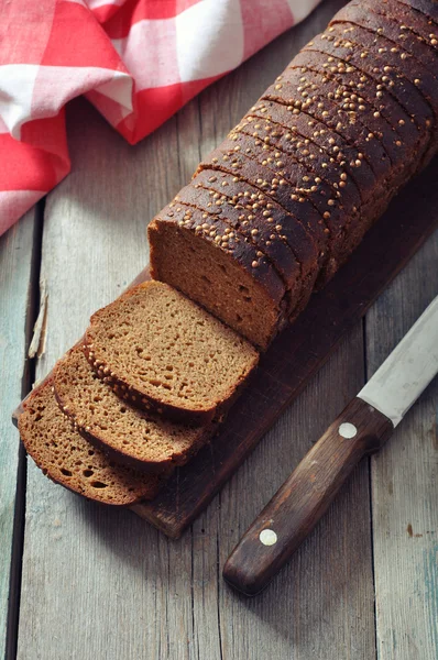 Pane affettato di segale — Foto Stock