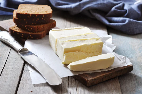 Sliced butter — Stock Photo, Image