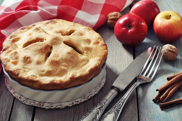 Homemade apple pie — Stock Photo, Image