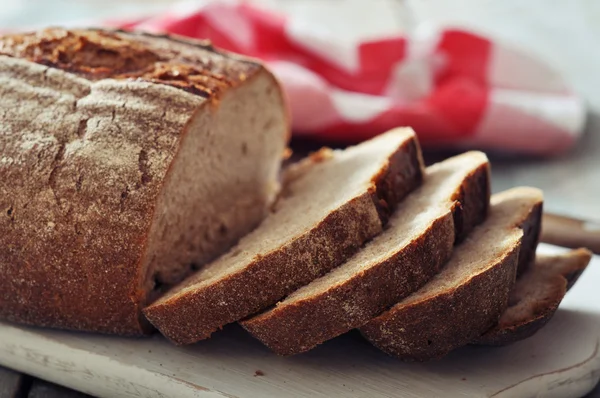 Roggenbrot in Scheiben — Stockfoto