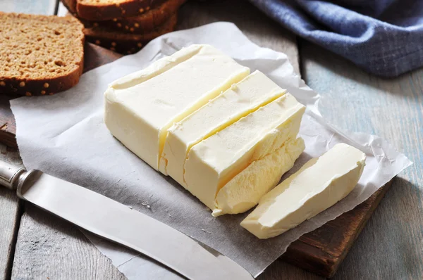 Sliced butter — Stock Photo, Image