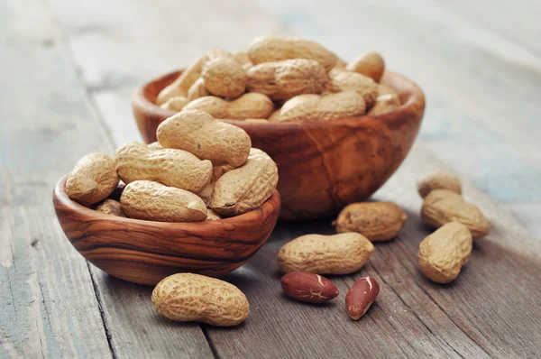 Amendoins pelados — Fotografia de Stock
