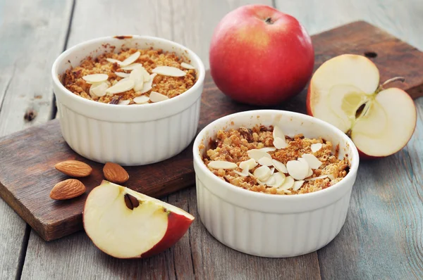 Apple crumble — Stock Photo, Image