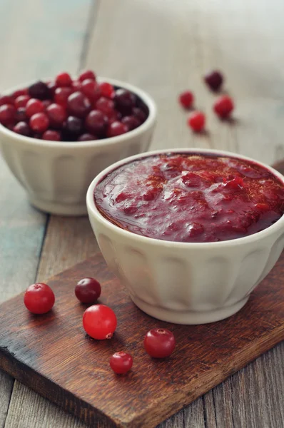 Cranberry sauce — Stock Photo, Image