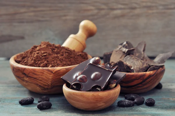 Cocoa products — Stock Photo, Image