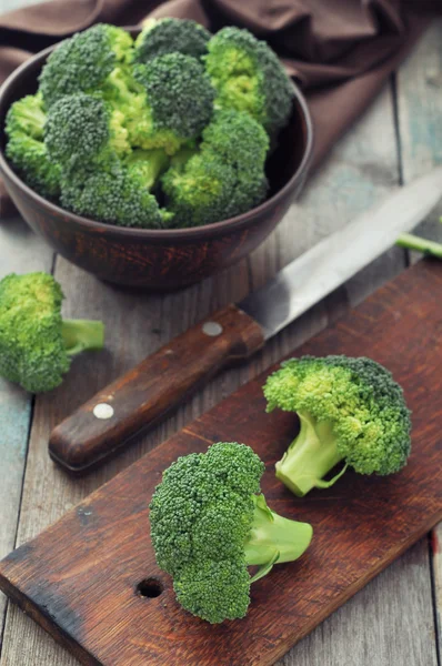 Broccoli verdi freschi — Foto Stock