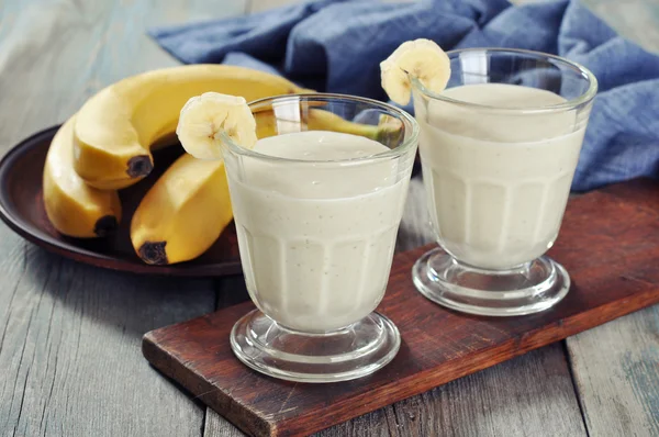 Banana smoothie — Stock Photo, Image