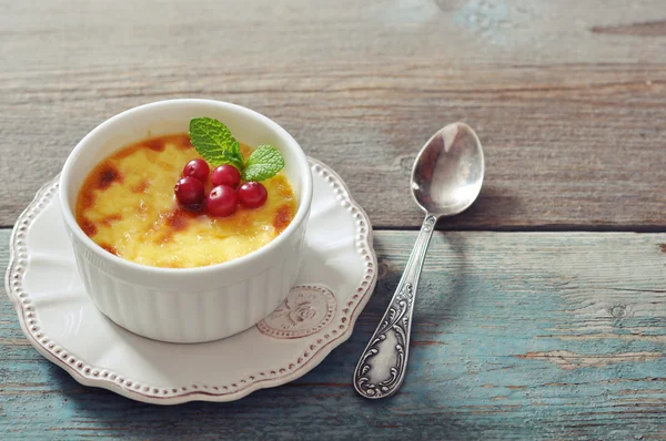 The creme brulee — Stock Photo, Image