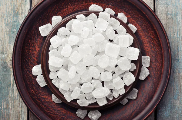 White candy sugar — Stock Photo, Image