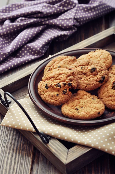 Chocolate chip cookies — Stock Photo, Image