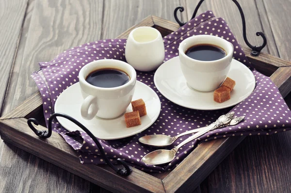 Café en tazas — Foto de Stock