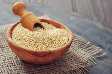 Raw quinoa seeds clipart