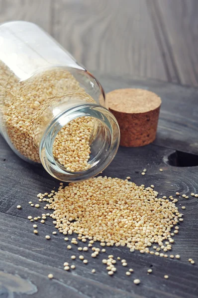 Raw quinoa seeds — Stock Photo, Image