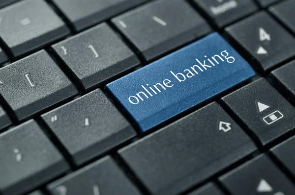 Konzept des Online-Banking — Stockfoto