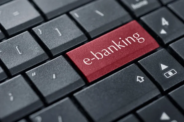 Konzept des Online-Banking — Stockfoto