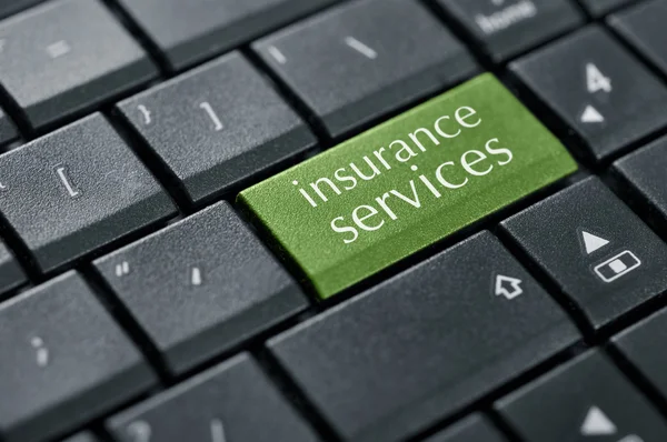 Concept of online insurance. — Stock Photo, Image