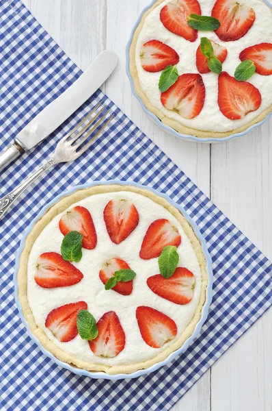 Crostata di fragole — Foto Stock