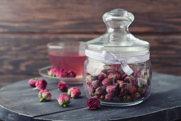 茶玫瑰鲜花 — 图库照片