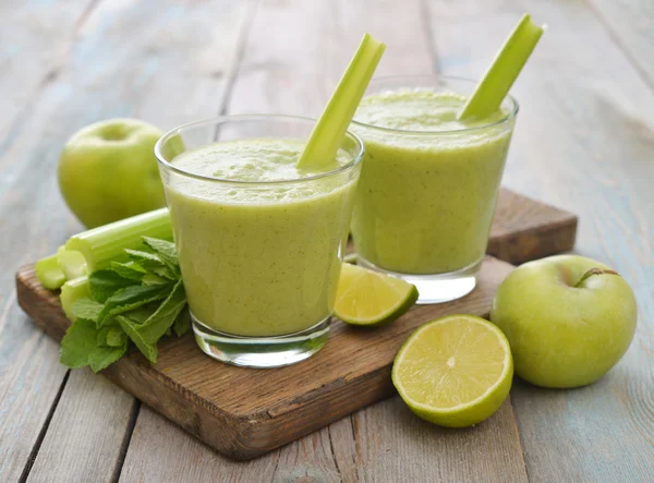 Smoothie verde — Fotografia de Stock