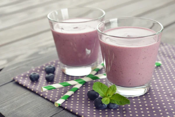 Blueberry smoothie — Stock Photo, Image