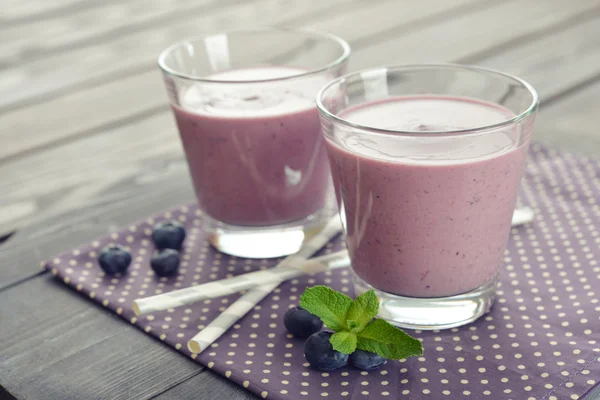 Blueberry smoothie — Stock Photo, Image