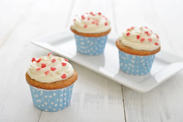 Cupcake con glassa — Foto Stock