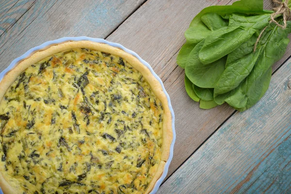 Traditional french quiche pie — Stock Photo, Image
