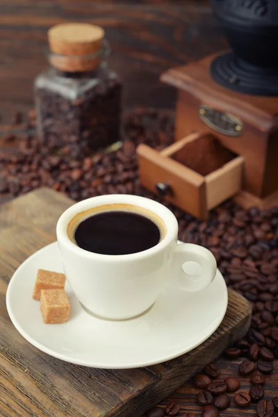 Cup of hot espresso — Stock Photo, Image